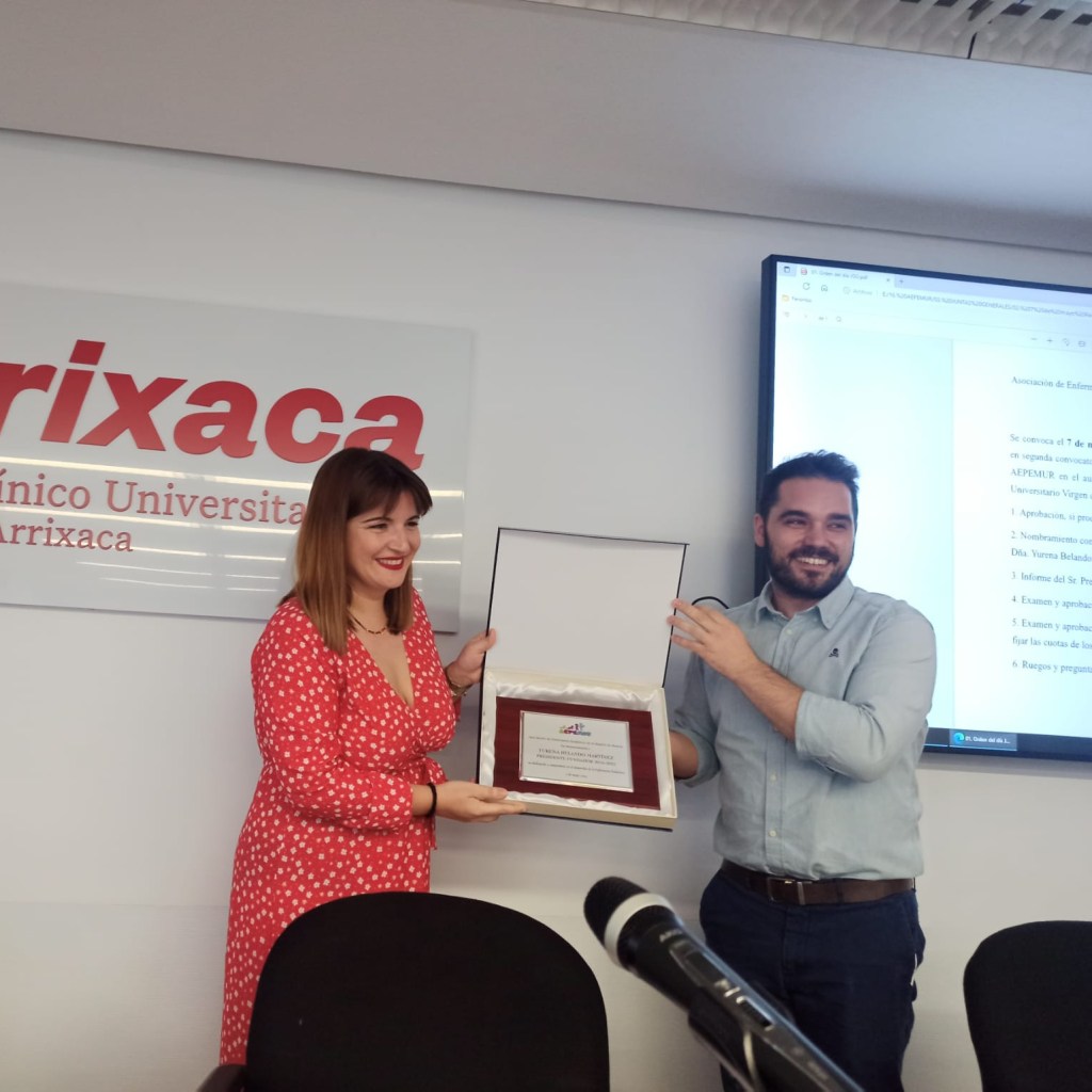 Nombramiento Presidente de Honor a Yurena&nbsp;Belando