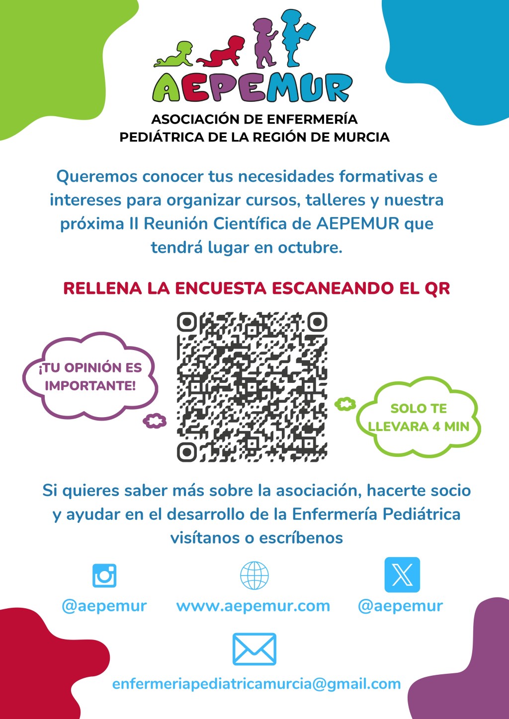 Encuesta II Reunión Científica&nbsp;AEPEMUR